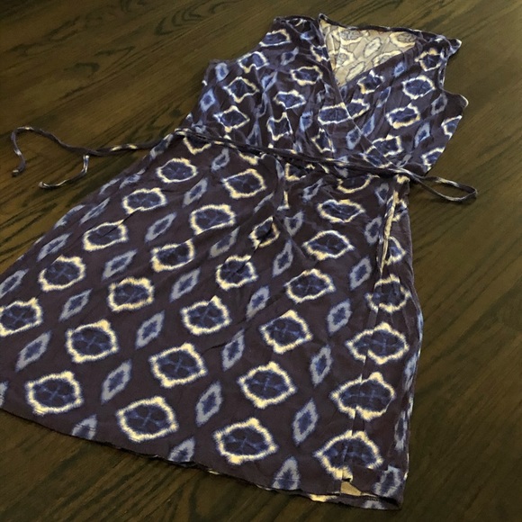 Joe fresh Blue wrap dress - Picture 2 of 7